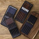 箸 木製 箸セット カトラリー マイ箸 挨拶まわり 粗品 プレゼント 引出物 家族用 来客 普段使い 和風 5本セット 竹箸 ポータブル