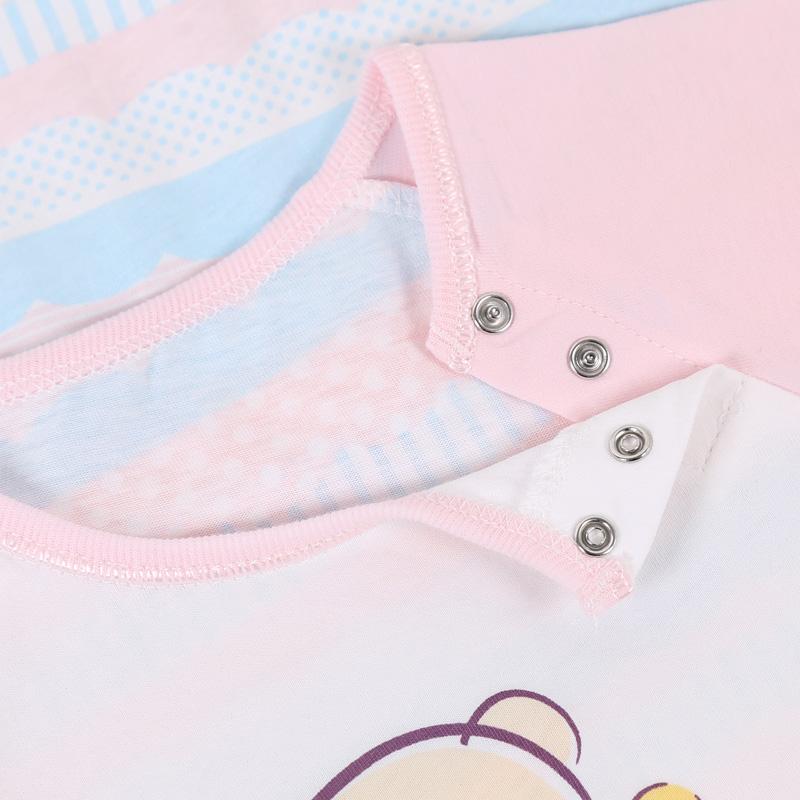 Short Sleeves - ロンパース ベビー 新生児 カバーオール ボディスーツ 半袖 春夏 キャラクター アニマル柄 三角 男女兼用 カジュアル かわいい 普段着