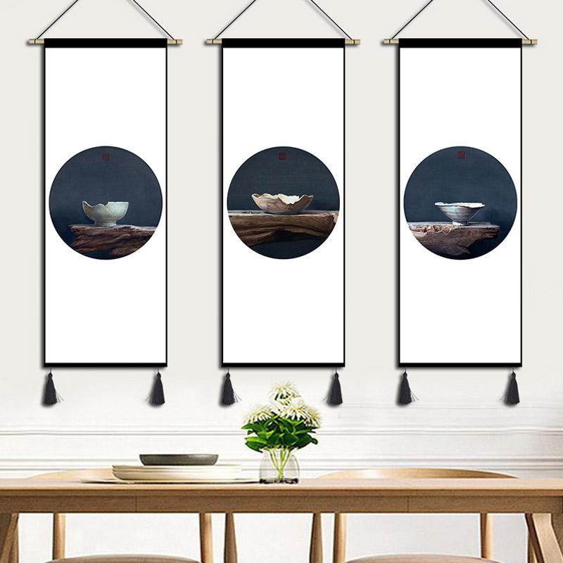 タペストリー シンプル モダンチャイニーズ 中国風 レトロ柄 壁掛け ウォールアート 装飾画 寝室 リビ..