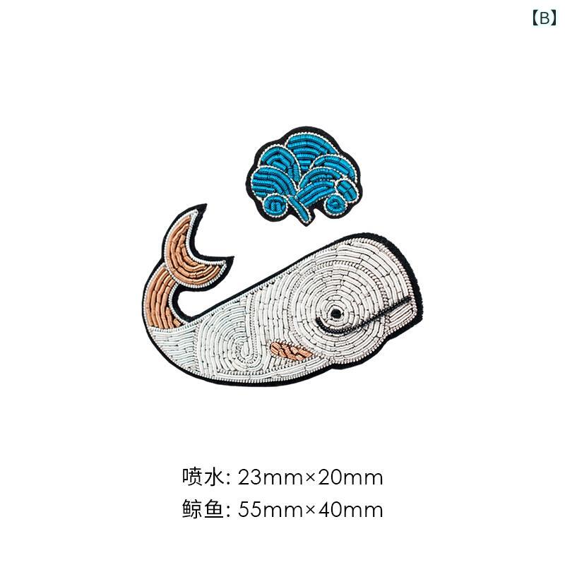 フロントップ楽天市場店のブローチ レディース 女性用 カニ ゴールド インド刺繍 真鍮製 ハンド刺繍 ユニーク 個性的 海洋生物 海の生き物 アクセサリー ピン 服飾小物｜アングル3