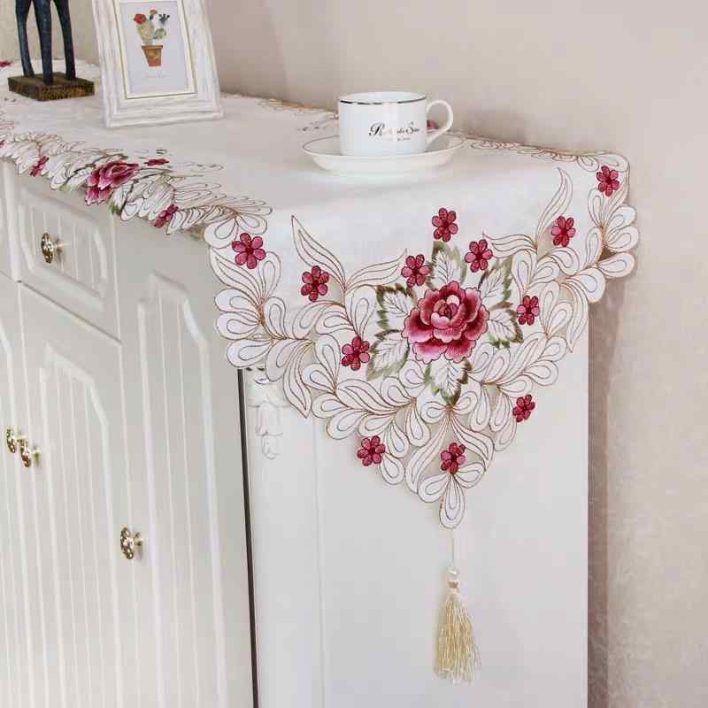 マルチカバー 家庭用 テーブルランナー シューズボックス サイドボード 長方形 布製 防塵 目隠し 北欧..