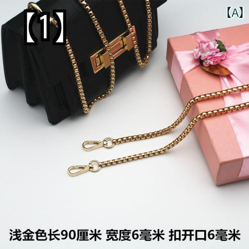 ショルダーバッグ ストラップ おしゃれ チェーン レディース アクセサリー 長め 斜めがけ 大人 フック 細め ゴールド シルバー