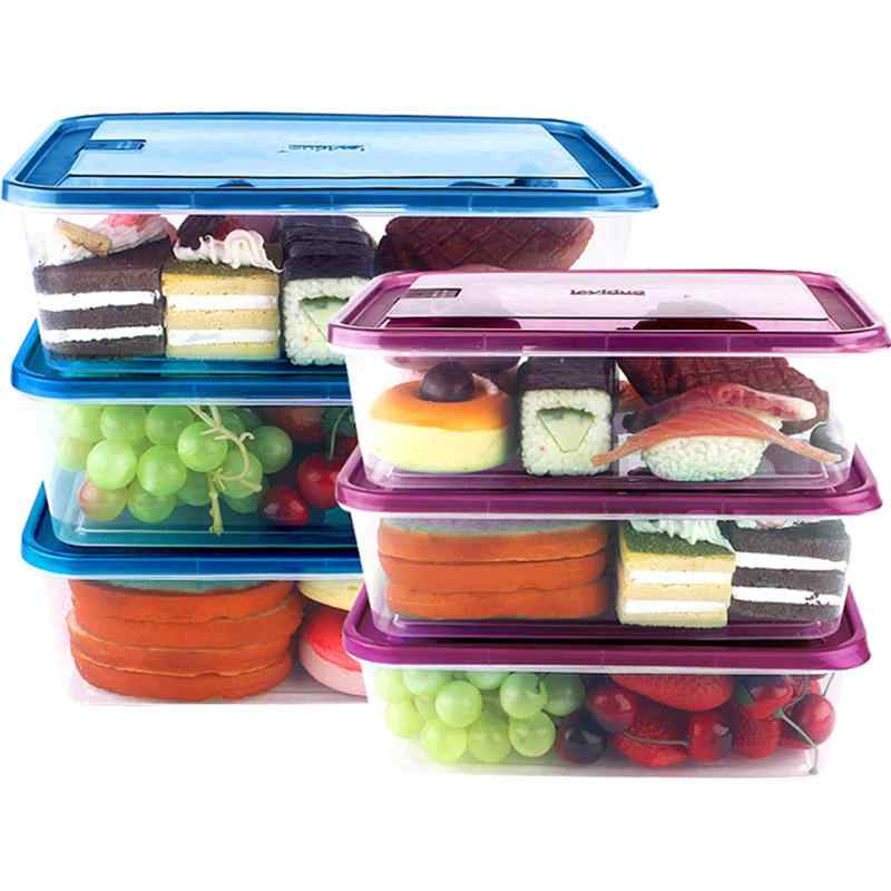 保存容器 フードコンテナ 冷蔵庫 電子レンジ 弁当箱 ランチボックス 食品ストッカー プラスチック製 蓋..