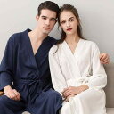 バスローブ メンズ レディース 男女兼用 カップル 春夏 薄手 軽量 吸水 速乾 ワッフル生地 ポリエステル ルームウェア 部屋着 寝間着 ガウン ゆったり 大きいサイズ