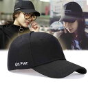 キャップ 帽子 レディース メンズ サイズ調節可能 春夏 紫外線対策 韓国 ロゴ カジュアル ピンク 黒 白