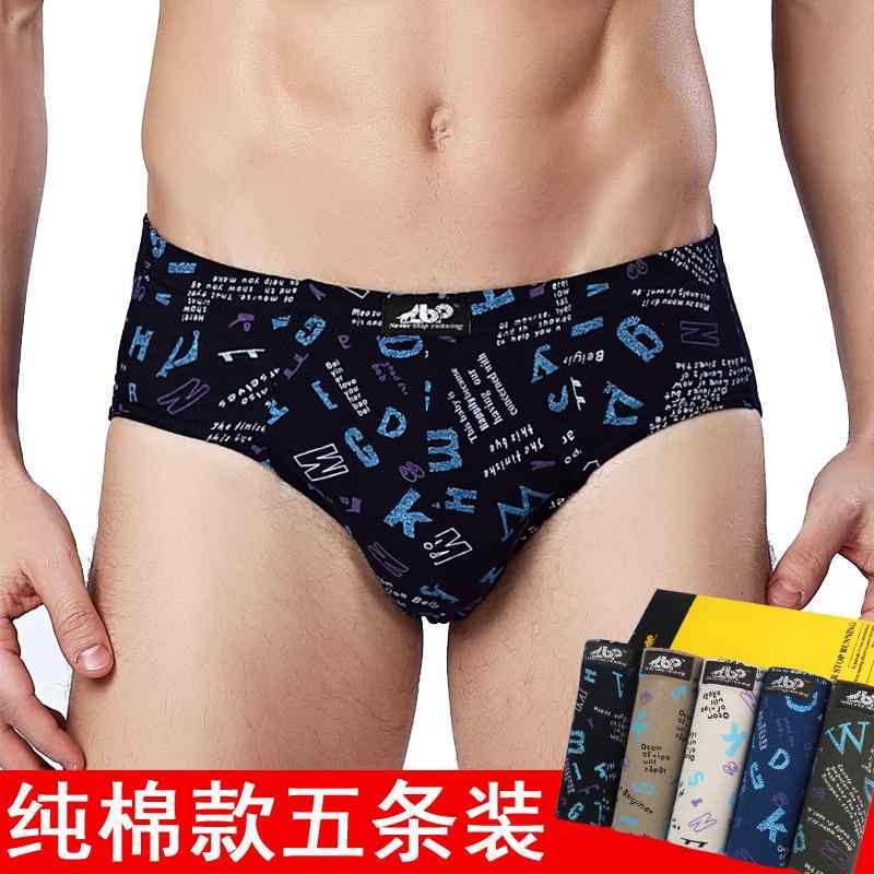 メンズ 三角パンツ 5枚組 綿 ミドルライズ プリント柄 無地 大きいサイズ 下着 インナー 幅広ウエストバンド スポーツ シンプル U凸構造