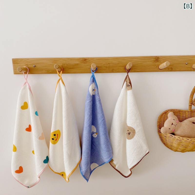 ハンカチタオル かわいい フェイスハンドタオル フルーツ くま セット ベビー用品 お手拭き 沐浴 よだれ拭き ギフト 出産準備