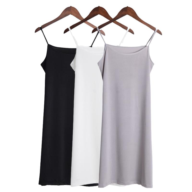 スリップドレス レディース 再生 レース キャミソール ナイロン ミドル丈 インナーペチコート ルームウェア 薄手 通気性 滑らか 夏