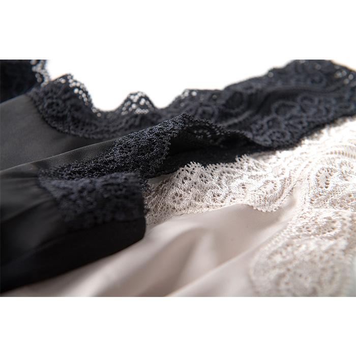 タンクトップ レディース オールシーズン レース 切り替え メッシュ 太ストラップ ショート丈 スリム ノースリーブ ブレンド 無地 吸湿速乾 通気性 着回し 普段使い 重ね着