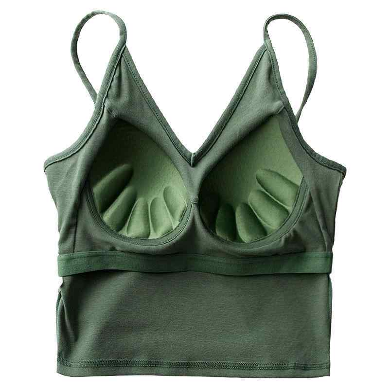 タンクトップ レディース カップ ブラトップ キャミソール 綿混 インナーウェア 背中見せ ノースリーブ チューブトップ 普段使い 部屋着 春夏