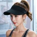 サンバイザー レディース メンズ 帽子 ゴルフ つば広 UVカット 日除け 紫外線対策 通気性 速乾性 夏 韓国 テニス スポーツ グレー 黒 白