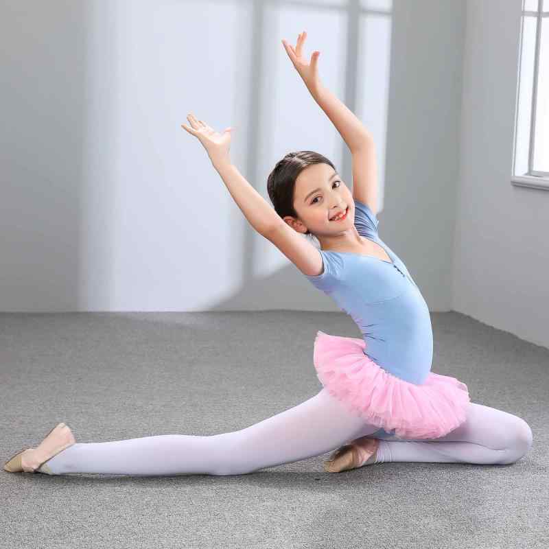 ダンス服 子供 女の子 長袖 女の子 チュチュ バレエ レオタード キッズ ジュニア フェアリー シフォン