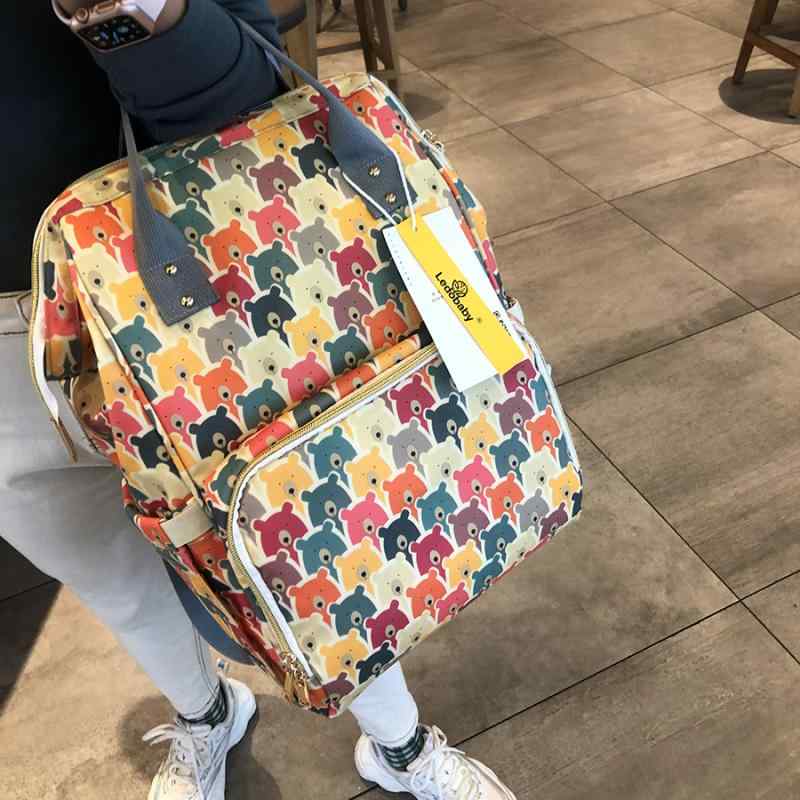 マザーズバッグ 軽量 多機能 大容量 防水 リュックサック 新生児 お出かけ用 綿 多ポケット 乾湿分離 ..