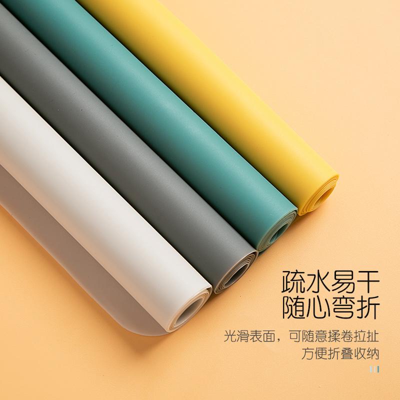 ランチョンマット おしゃれ キッチン用品 長方形 スクエア 無地 シンプル シリコン 防水 耐油 断熱 北欧風 西洋風 火傷防止 イエロー グレー グリーン