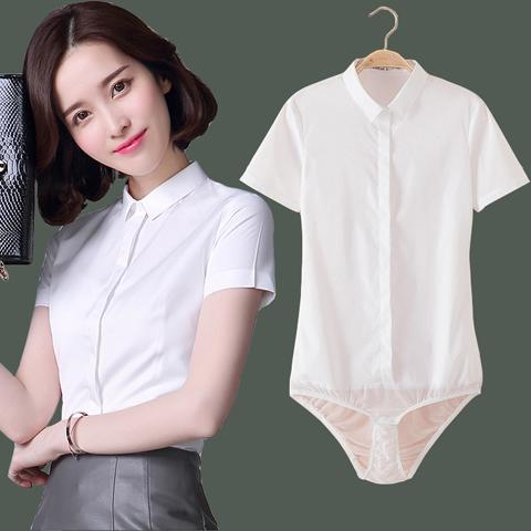 ボディシャツ レディース おしゃれ 長袖 半袖 小さめ襟 ストレッチ 透け防止 きれいめ スリム シンプル オフィス カジュアル 厚手