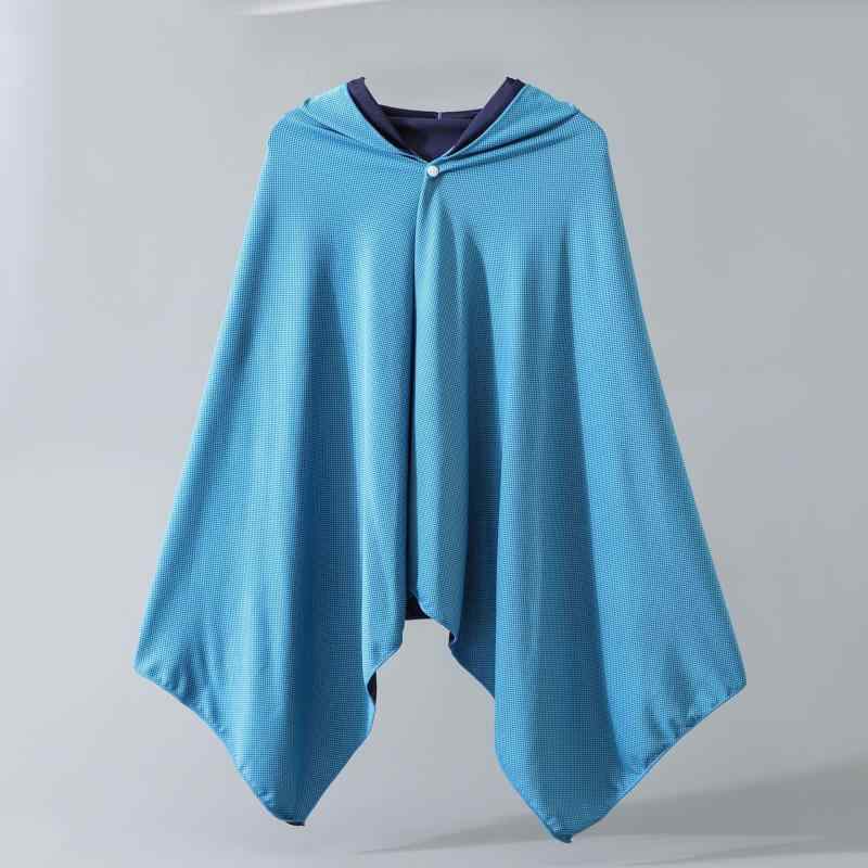 ケープ 男女 フード 冷感 日焼け防止 速乾 通勤 夏 アウトドア 旅行 肩掛け(4.0)