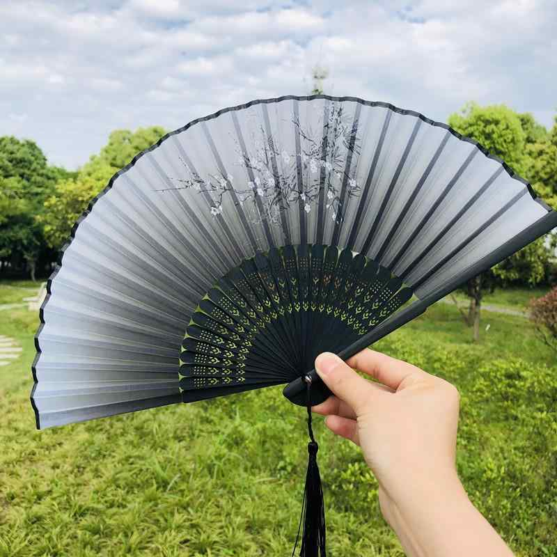 扇子 おしゃれ 子供 女の子 折りたたみ 携帯 舞踊用 花柄 中国風 チャイナ風 和装 にも