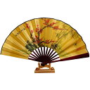 扇子 おしゃれ メンズ 中国風 レトロ柄 広告用 ギフト 景区 布 彫刻 10インチ