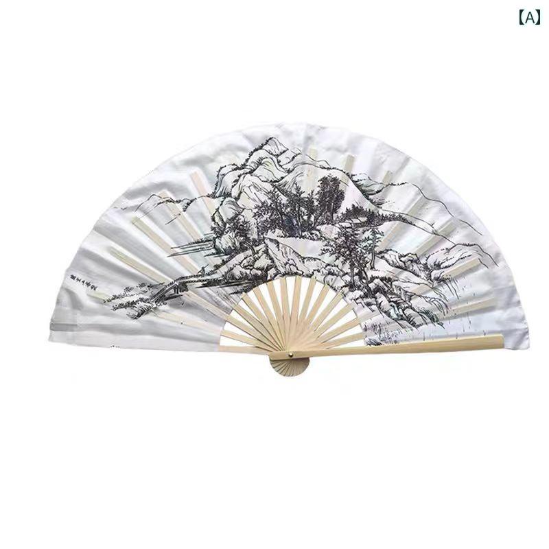 扇子 おしゃれ 中国風 白 書生風 舞踊 民族舞 踊り用 跳舞 響扇 開閉簡単