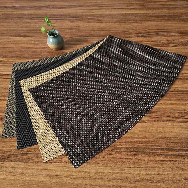 ランチョンマット おしゃれ コースター キッチン用品 扇形 シンプル 無地 ナチュラル ブラック ゴールド グレー 中華風 円形 ラウンドテーブル用