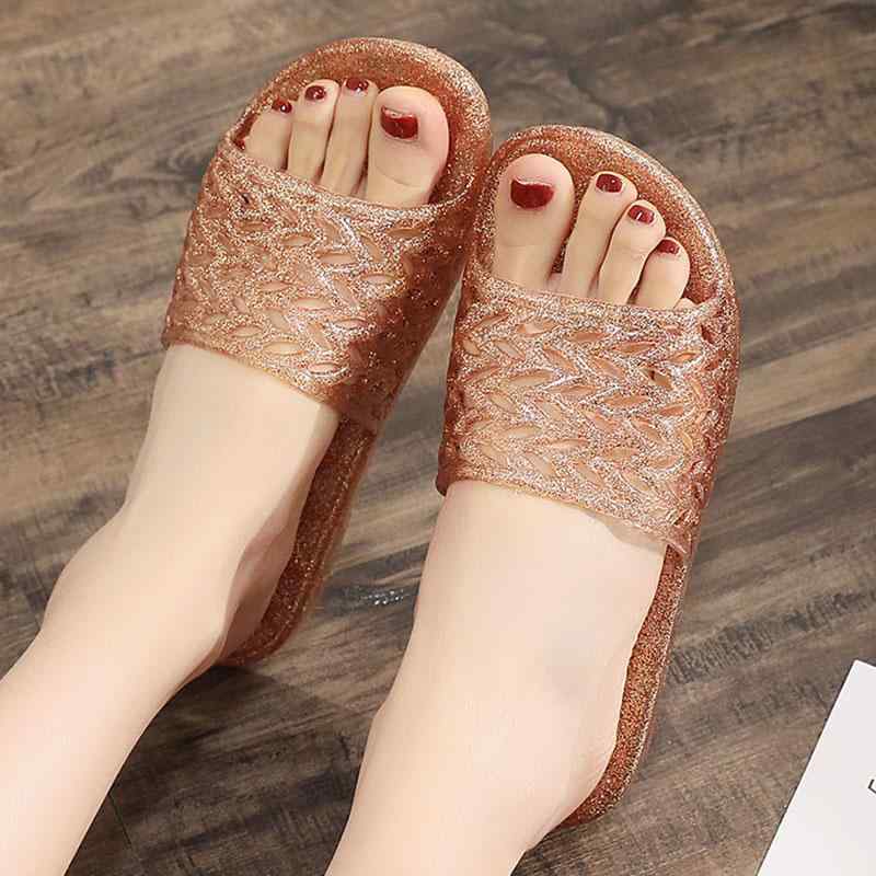 シャワーサンダル レディース クリア PVC ソフトソール 滑りにくい 室内 浴室 宿舎 ベランダ ビーチ プ..