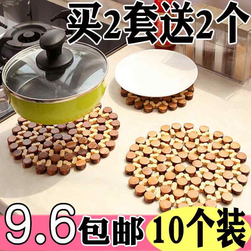 コースター 鍋敷き ランチョンマット おしゃれ カラフル かわいい キッチン用品 家庭用 竹製 断熱 耐熱性 熱傷防止 フルーツ 木製 円形 正方形 スクエア ラウンド