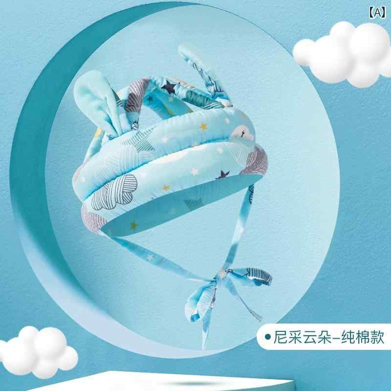 ベビー 赤ちゃん 子供 ヘッドガード 保護帽 転倒防止 クッション ヘルメット 歩行練習 つかまり立ち ハ..