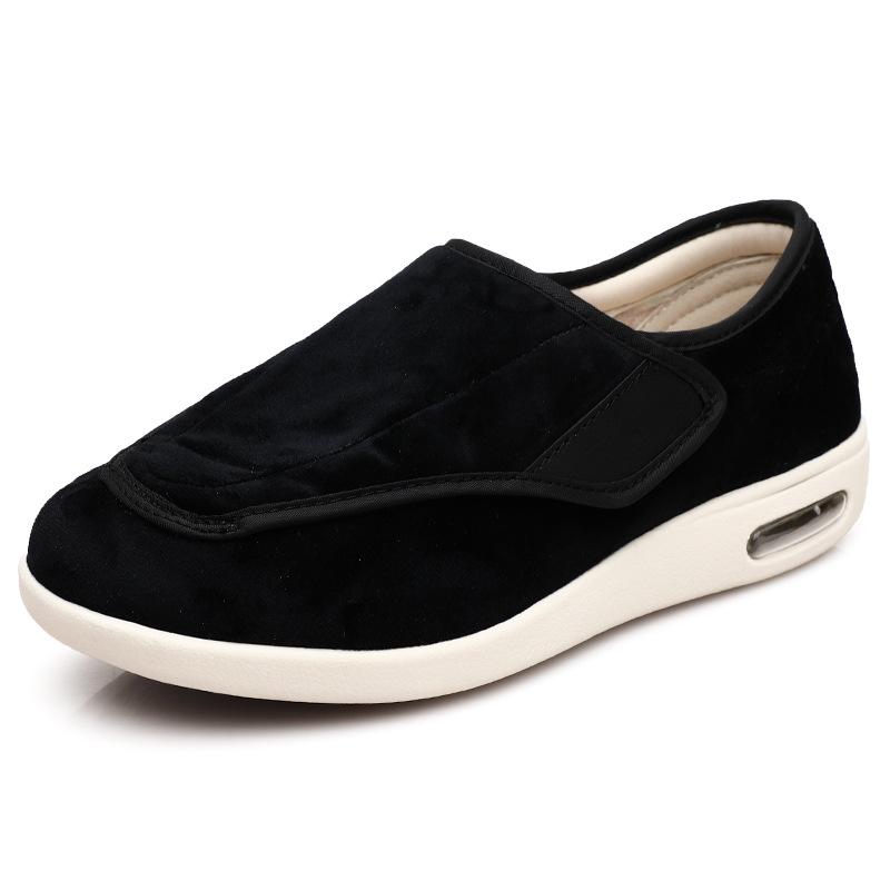 シューズ シニア メンズ レディース 秋冬 痛風 むくみ 外反母趾 変形足 甲高 幅広 ゆったり 面ファスナ..