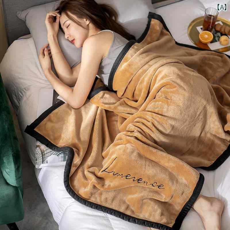 ブランケット 車用 オフィス 昼寝 携帯用 夏 フランネル ソファ ひざ掛け 薄手 軽...