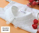 つけ襟 レディース シフォン レース 透かし編み 花柄 蝶々刺繍 パール 無地 ブラウス スウェット ニット 重ね着 レイヤード 韓国 きれいめ 万能