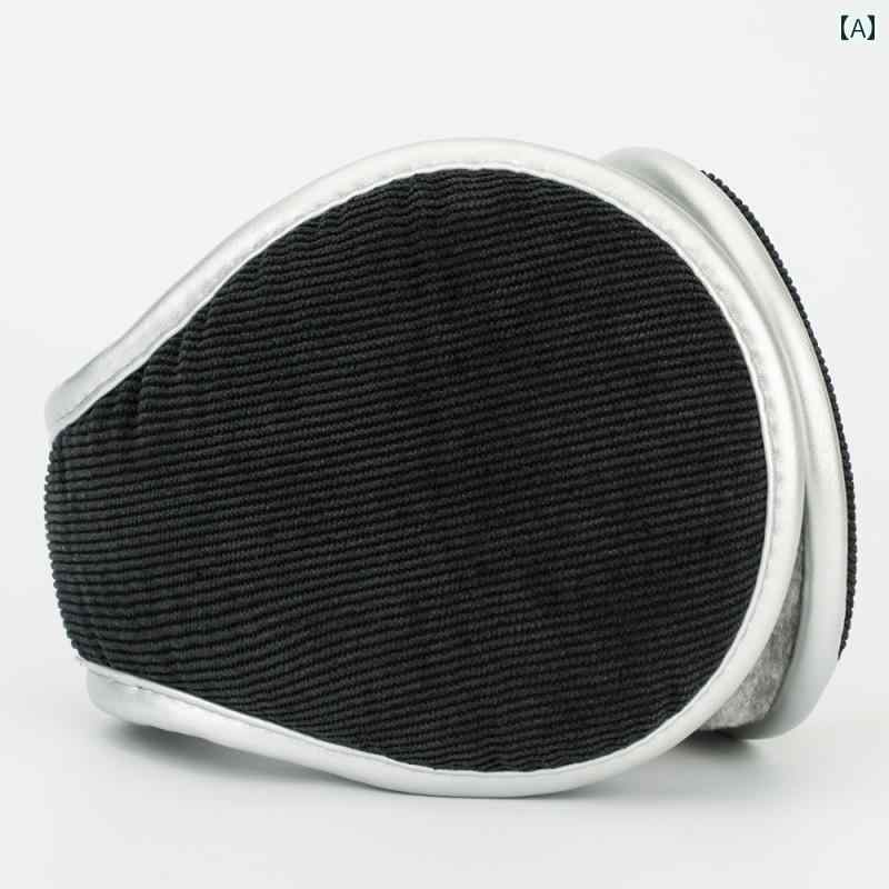 イヤーマフ ユニセックス 秋冬 厚手 防寒 暖かい 耳当て サイクリング アウトドア 暖かい 耳カバー ブ..