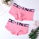 ボクサーパンツ レディース カップル おそろい 下着 コットン パンツ パンティー 下着 女性 ピンク ホワイト グリーン