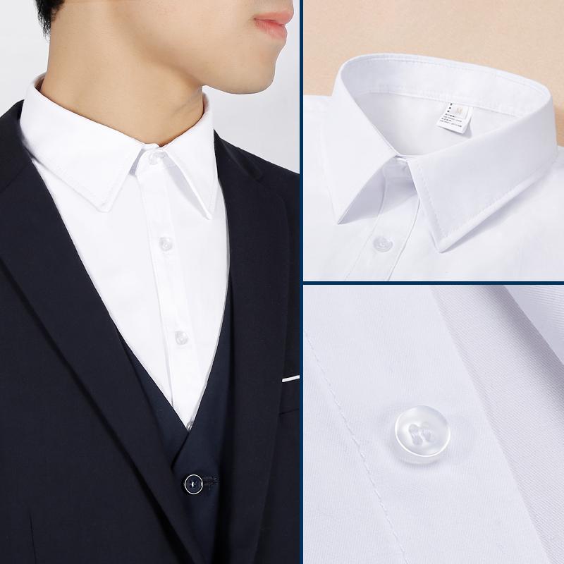 付け襟 メンズ 男性用 シャツ襟 シャツカラー ビジネス オフィス カジュアル 普段使い フェイクカラー 重ね着 万能 ホワイト ブラック ブルー デニム