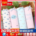 ショーツ レディース ファンシー かわいい ミッドウエスト 4枚セット ピンク 水色 リボン コットン パンツ パンティー 下着 女性
