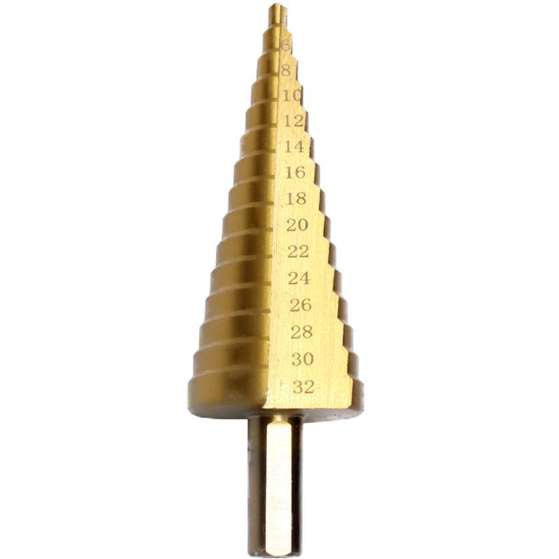 ドリル ステップドリル 高硬度 ハイス鋼製 鉄工用 ステンレス用 穴あけ 穴広げ 多段階 テーパー加工 イ..