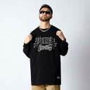 クルーネック 長袖 メンズ Tシャツ おしゃれ スウェット 綿 ゆったり スポーティー 春秋 カジュアル ロゴプリント かっこいい 白 黒