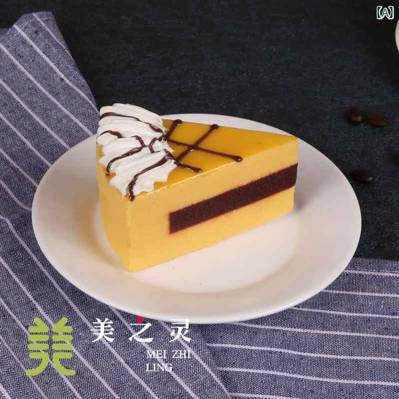 フロントップ楽天市場店の食品サンプル ブラック ムース ミニケーキ リアル 精巧 ディスプレイ 撮影小物 飲食 店舗用 フェイクスイーツ｜アングル2