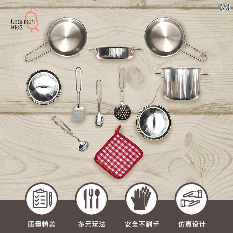 ままごと キッチン 木製 リアル 調理器具 食器 鍋セット ごっこ遊び おもちゃ 女の子 男の子 知育玩具 誕生日 クリスマス プレゼント ギフト