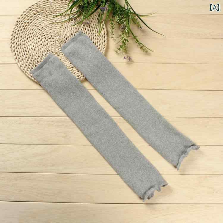 レッグウォーマー 男女兼用 秋冬 厚手 ロング丈タイプ 暖かい 防寒 冷え対策 パイル編み 無地 綿 ダンス スポーツ 普段使い 膝保護 足元ウォーマー ルームウェア