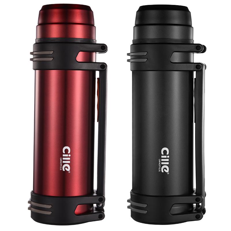 ステンレスボトル メンズ 男性用 大容量 暖かい 保冷 家庭用 自宅用 携帯用 ポータブル アウトドア ス..