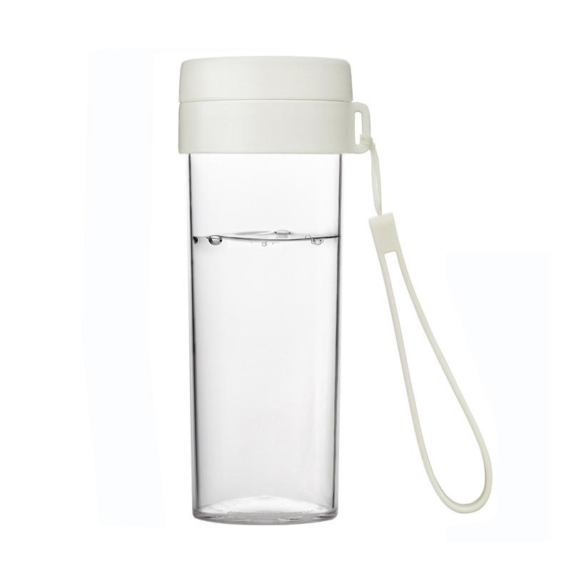 ボトル 茶こし フタ ストラップ 携帯用 ポータブル 水筒 水漏れ防止 密閉 軽量 プラスチック製 スポー..