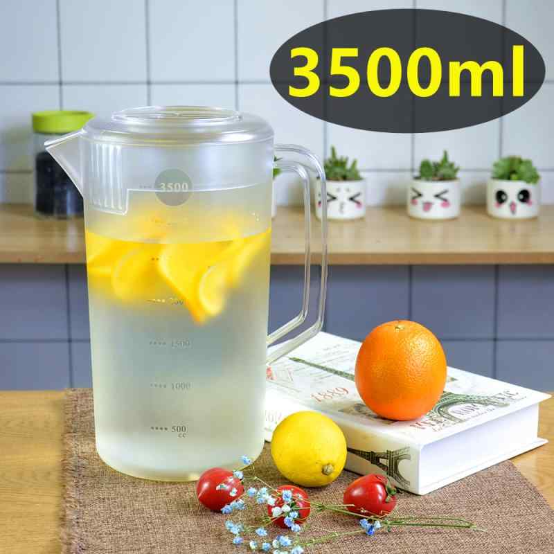 ウォーターピッチャー 35リットル 大容量 家庭用 冷蔵庫ポット PC製 ポリカーボネート 耐熱 熱湯 衝撃..