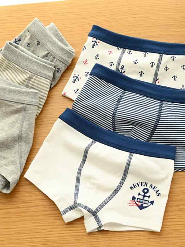 インナー 男の子 キッズ 綿 ストライプ ボクサーパンツ 3枚セット 吸湿速乾 部屋着 ルームウェア 普段使い 春夏 子供 男の子 幼児 小学生 肌着 快適 吸水性