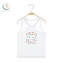 ベビー キッズ 男女兼用 タンクトップ ランニングシャツ ノースリーブ 夏 モダール 再生 接触冷感 メッシュ 通気性 腹巻 お腹保護 I字型 キャラクター柄 カジュアル 部屋着 肌着 インナー
