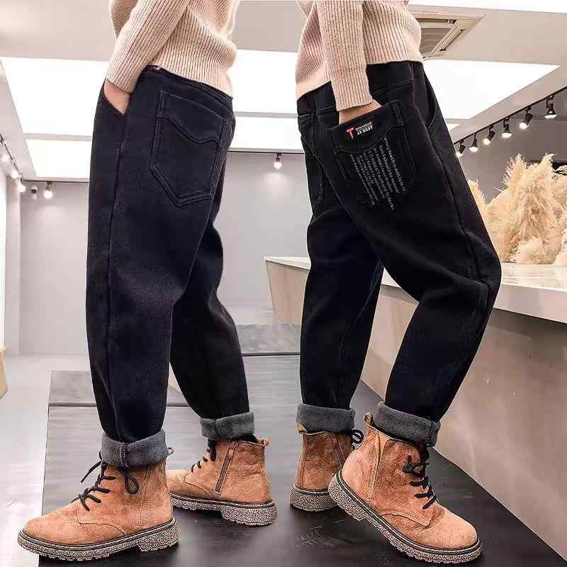 デニムパンツ 男の子 キッズ ジーンズ 男の子 ストレート スリム スリム ストレートフィット ブラック 黒 カジュアル 普段使い 通学 綿混 フルレングス ボトムス