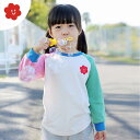 Tシャツ キッズ ベビー 男の子 女の子 コットン 長袖 七分袖 ラグランスリーブ 吸湿速乾 ラウンドネック ユニセックス 普段使い 通園 通学