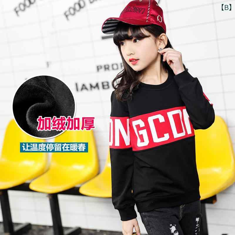 トレーナー 女の子 ガールズ ジュニア 裏起毛 厚手 あったか 暖かい 長袖 秋冬 綿 コットン ポリエステル 混紡 キャラクター柄 カジュアル 普段着 赤 レッド 黒 ブラック トップス