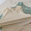 タンクトップ キッズ ベビー 男の子 女の子 男女兼用 春夏 モダール コットン 綿 薄手 インナー ノースリーブ ラウンドネック クルーネック 無地 涼しい 快適 普段使い 部屋着