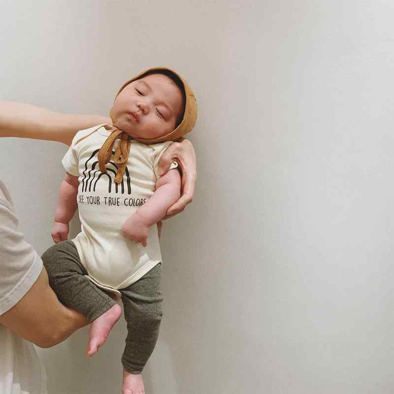 ベビー レギンス 男の子 春秋 新生児 赤ちゃん 幼児 ストレッチ ウエストゴム ハイウエスト 綿 コット..