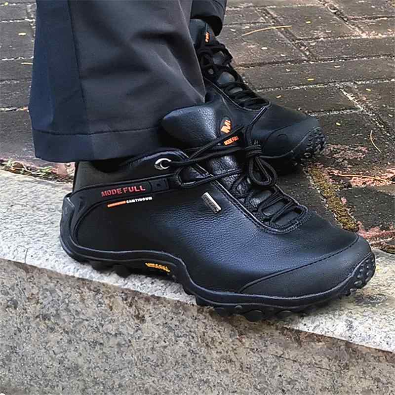 ハイキングシューズ メンズ ローカット おしゃれ キャンプ 登山 かっこいい スニーカー 春 レディース レザー 防水 滑り止め 黒 茶色 シンプル 衝撃吸収 耐摩耗 通気性 吸汗 軽量 暖かい